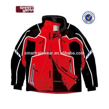 Chaqueta de carreras de esquí de poliéster reversible para hombre de alto rendimiento 2018